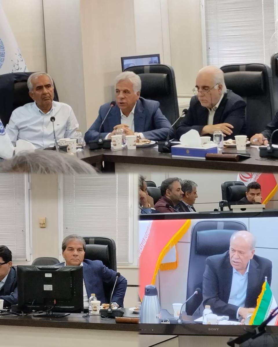 جلسه کمیسیون صنعت اتاق بازرگانی ایران با حداکثر اعضای هیئت مدیره انجمن نورکاران فولادی ایران و نمایندگان بانک مرکزی